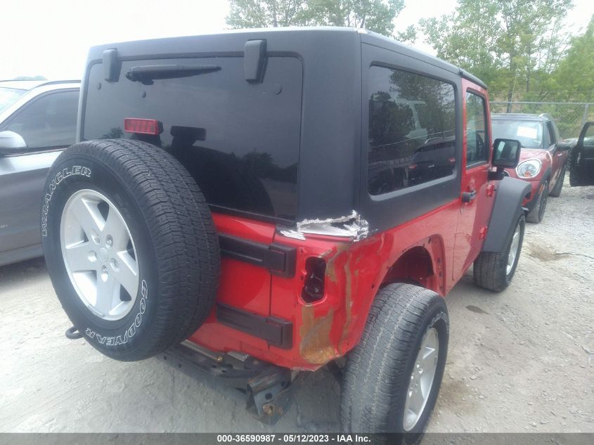 2018 JEEP WRANGLER JK SPORT S 1C4AJWAG3JL828141