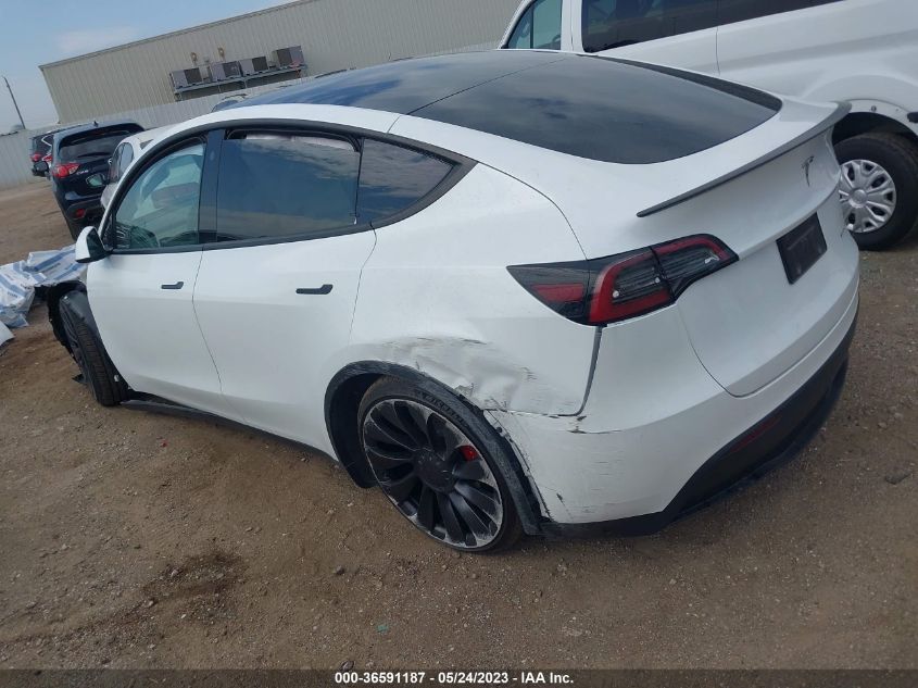 2022 TESLA MODEL Y PERFORMANCE - 7SAYGDEF1NF544618