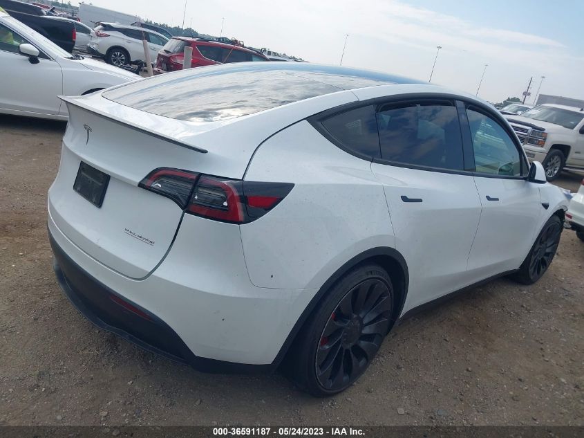 2022 TESLA MODEL Y PERFORMANCE - 7SAYGDEF1NF544618