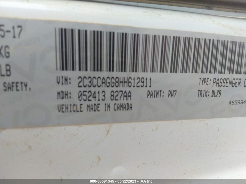 2017 CHRYSLER 300 300S - 2C3CCAGG8HH612911