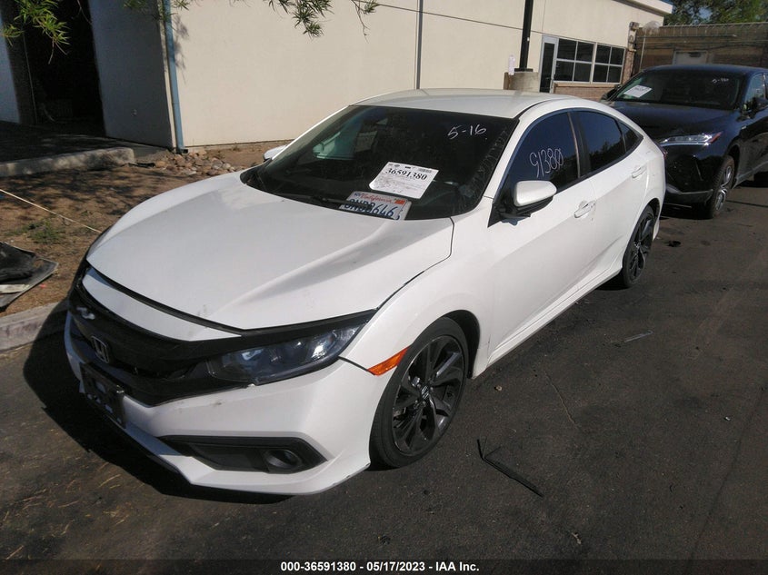 VIN 2HGFC2F82KH605079 2019 HONDA CIVIC SEDAN SPORT