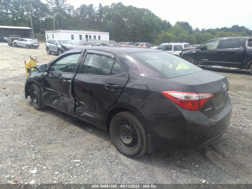 2014 TOYOTA COROLLA L/LE/S/S PLUS/LE PLUS - 2T1BURHE2EC133194