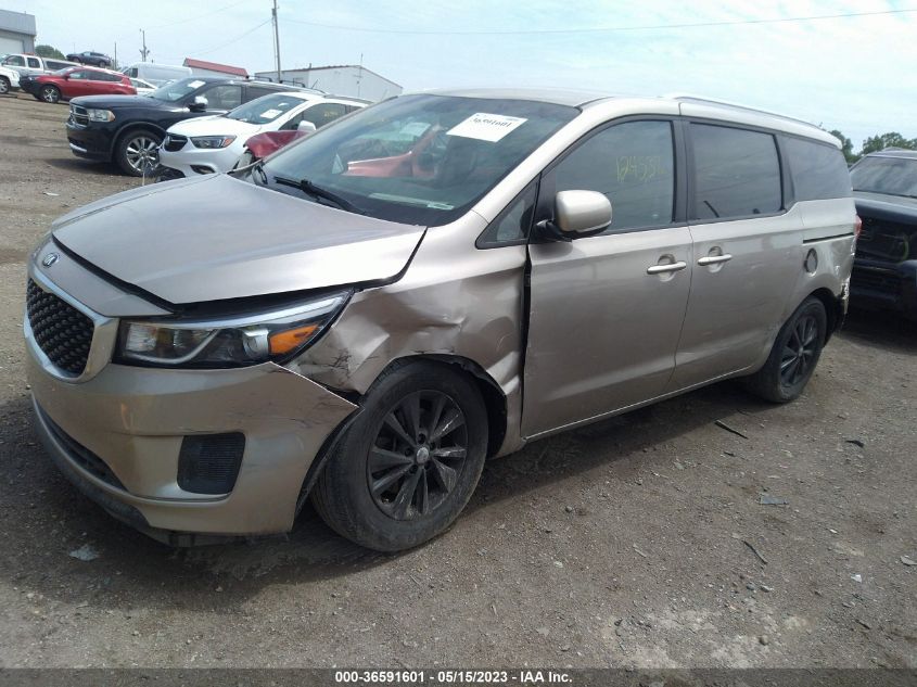 2016 KIA SEDONA LX - KNDMB5C11G6199905