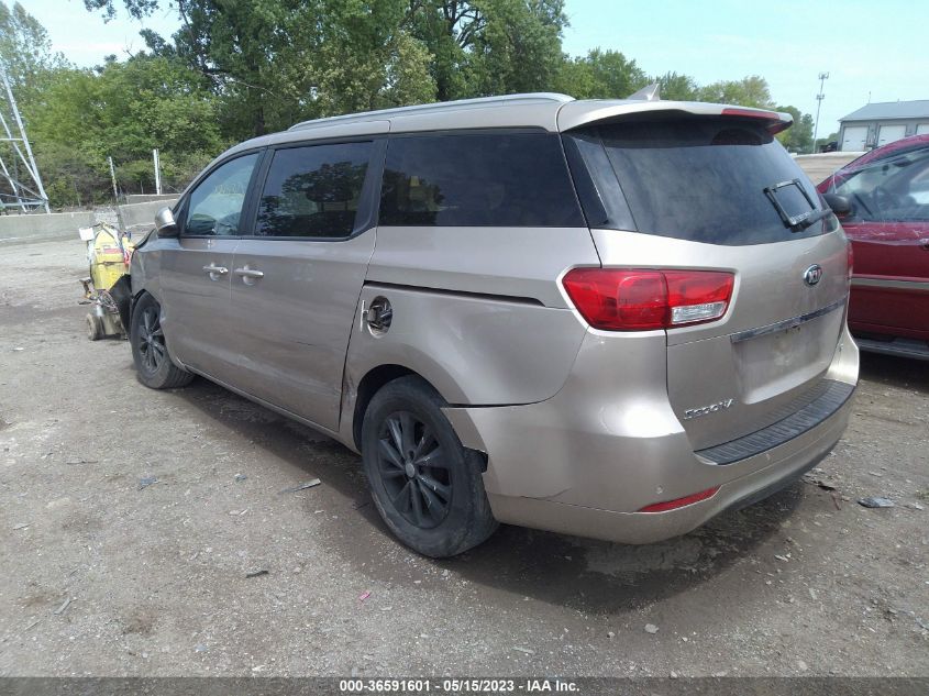 2016 KIA SEDONA LX - KNDMB5C11G6199905