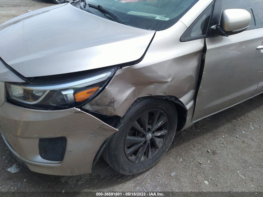 2016 KIA SEDONA LX - KNDMB5C11G6199905