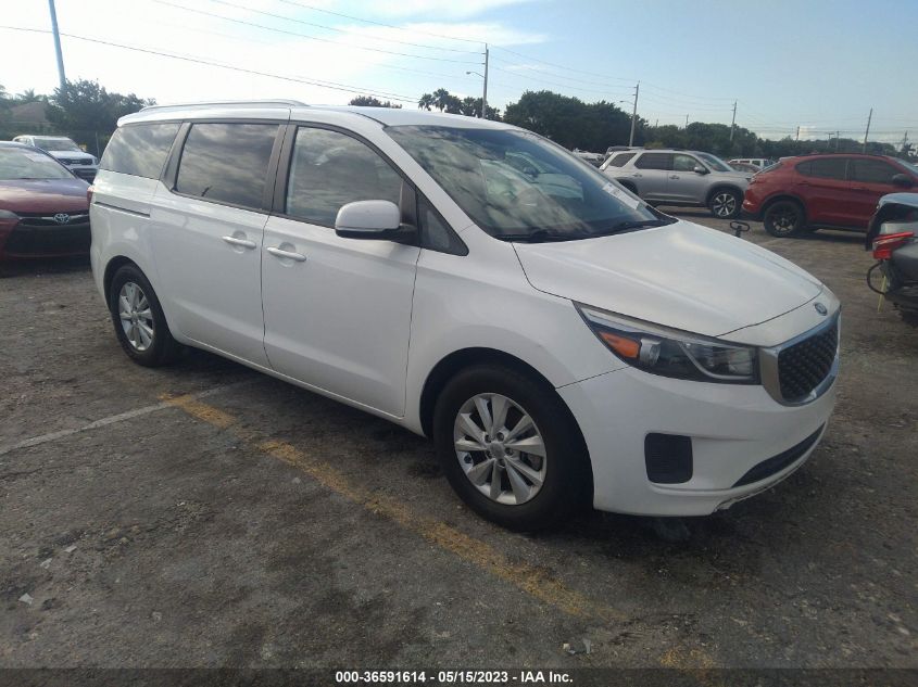 2016 KIA SEDONA LX - KNDMB5C11G6173854