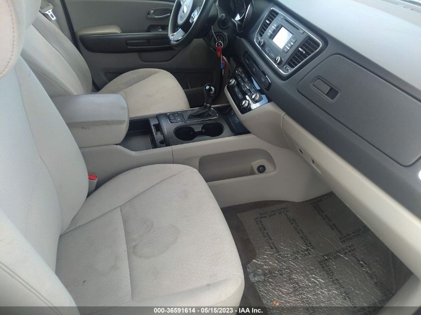 2016 KIA SEDONA LX - KNDMB5C11G6173854