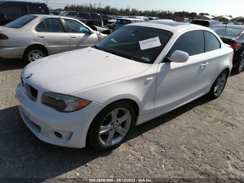 2013 BMW 1 SERIES 128I - WBAUP7C55DVP25175