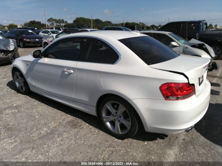 2013 BMW 1 SERIES 128I - WBAUP7C55DVP25175