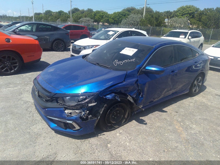 VIN 2HGFC2F60MH551881 2021 HONDA CIVIC SEDAN LX