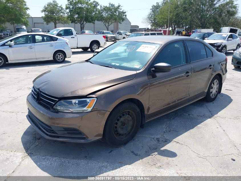 2015 VOLKSWAGEN JETTA SEDAN 2.0L S W/TECHNOLOGY - 3VW2K7AJ0FM277706