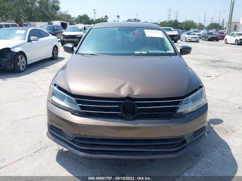2015 VOLKSWAGEN JETTA SEDAN 2.0L S W/TECHNOLOGY - 3VW2K7AJ0FM277706