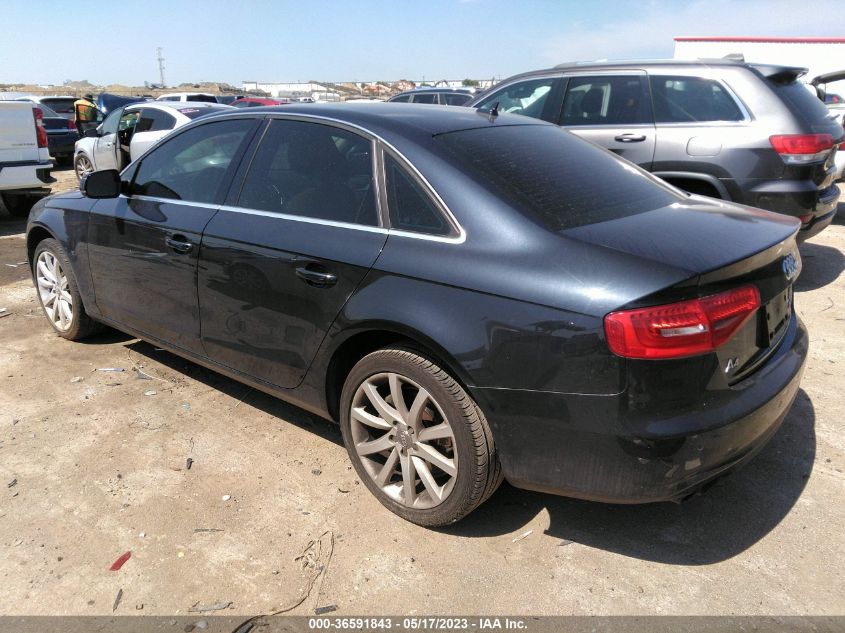 2013 AUDI A4 PREMIUM PLUS - WAUEFAFL8DN036519