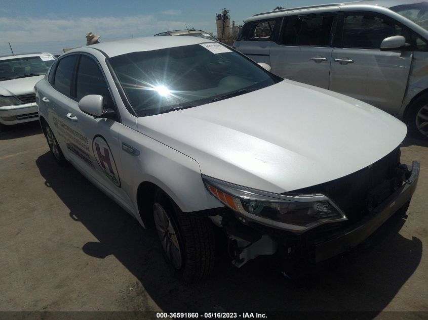 2017 KIA OPTIMA HYBRID BASE - KNAGT4LE2H5011498