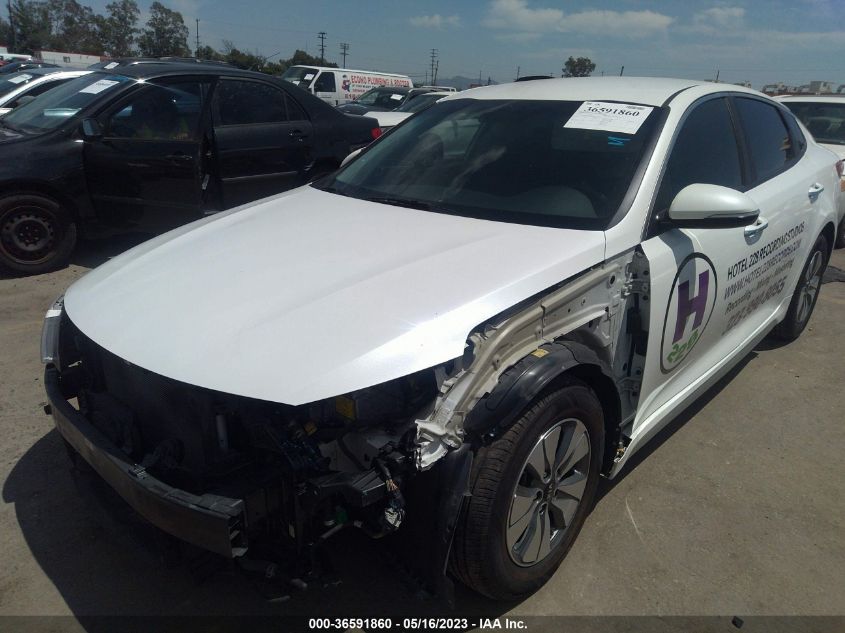 2017 KIA OPTIMA HYBRID BASE - KNAGT4LE2H5011498