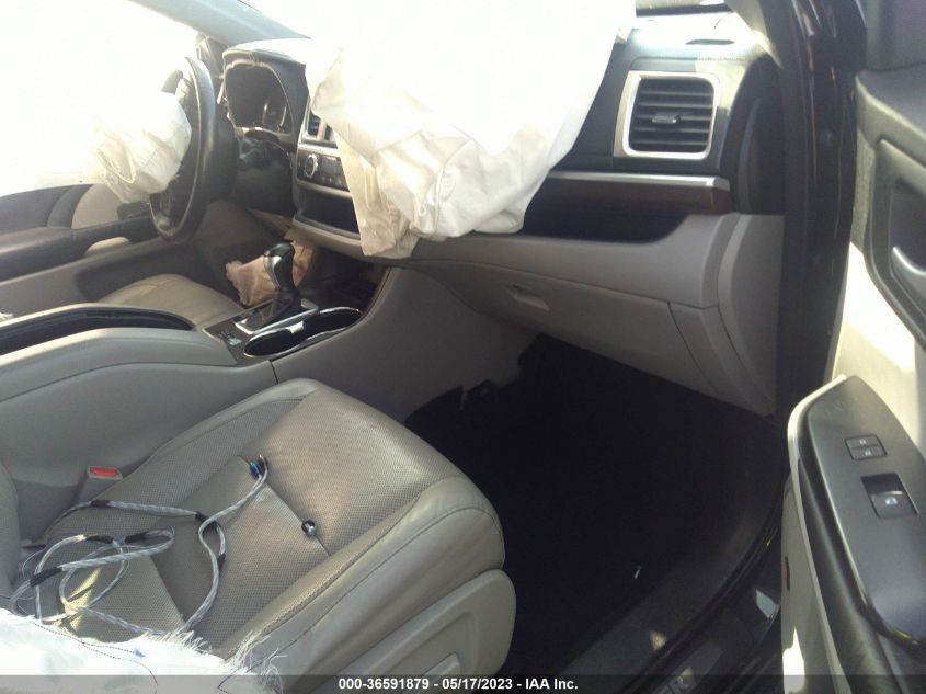 2014 TOYOTA HIGHLANDER LIMITED - 5TDDKRFH0ES052553