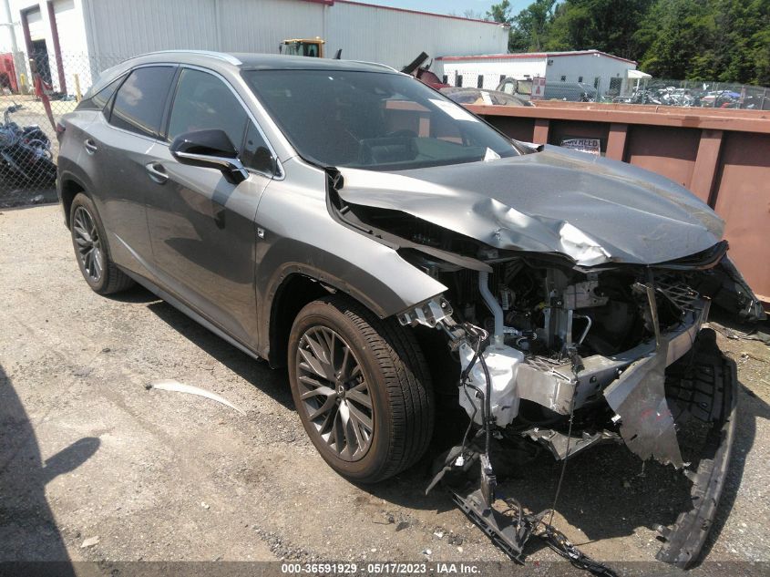 2022 LEXUS RX RX 350 F SPORT HANDLING - 2T2YZMDA6NC309404
