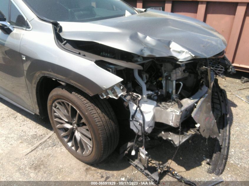 2022 LEXUS RX RX 350 F SPORT HANDLING - 2T2YZMDA6NC309404