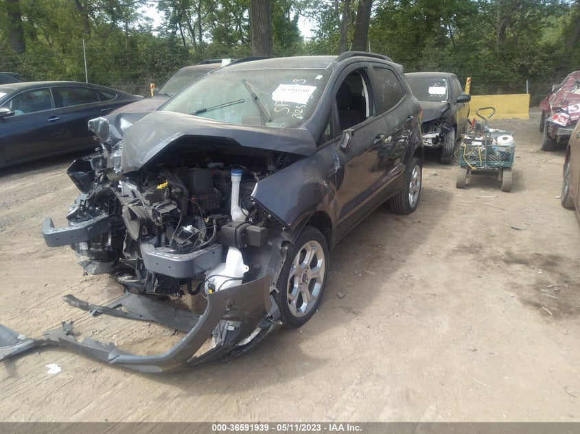VIN MAJ6S3GL1MC401671 2021 FORD ECOSPORT SE