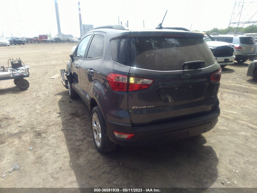 VIN MAJ6S3GL1MC401671 2021 FORD ECOSPORT SE