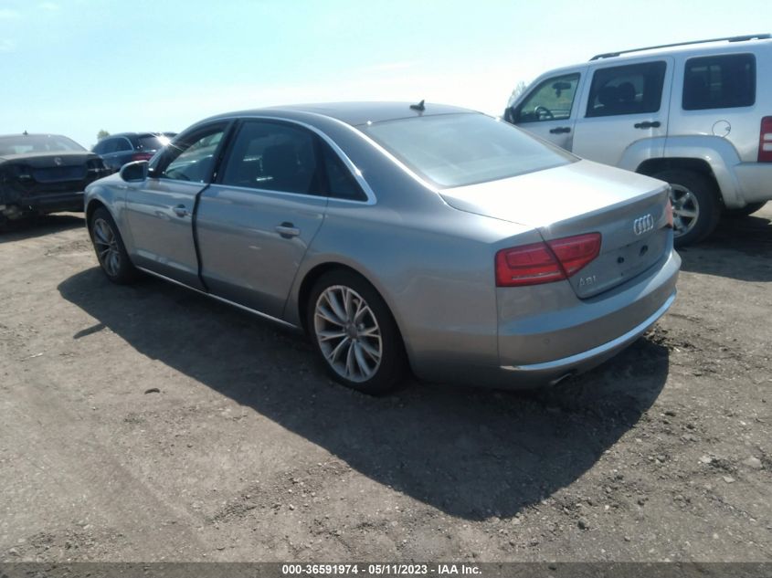 2013 AUDI A8 L 3.0L WAURGAFD7DN014082