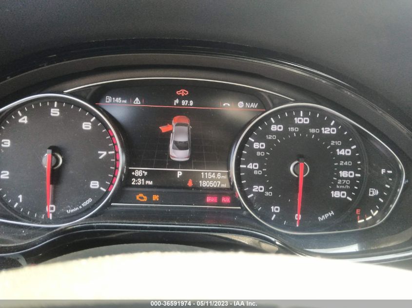 2013 AUDI A8 L 3.0L WAURGAFD7DN014082