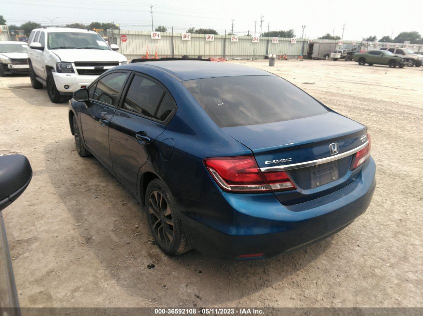 2013 HONDA CIVIC SDN EX - 19XFB2F8XDE039253