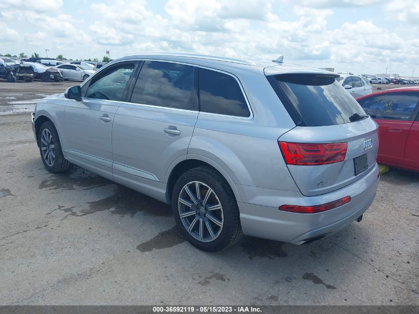 2017 AUDI Q7 PREMIUM PLUS - WA1LAAF73HD005177