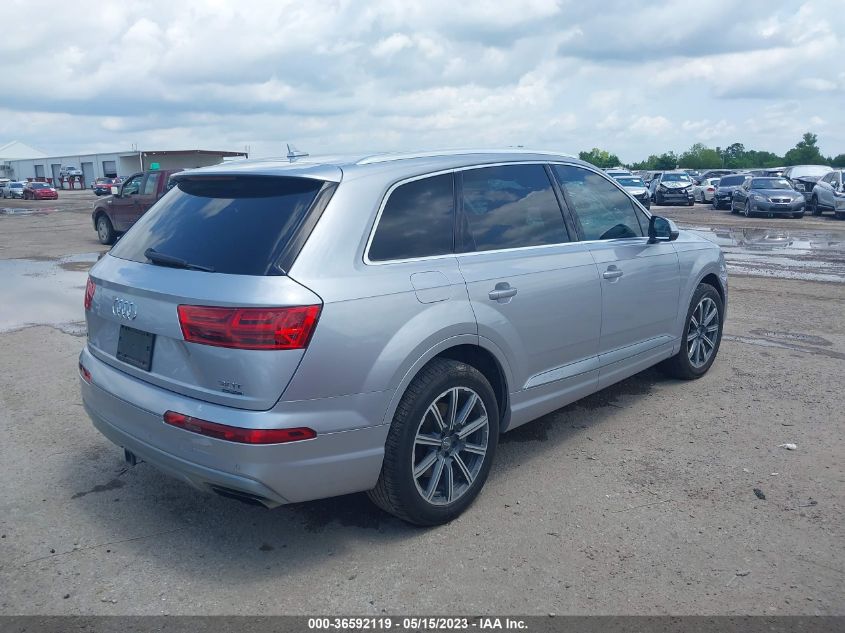 2017 AUDI Q7 PREMIUM PLUS - WA1LAAF73HD005177