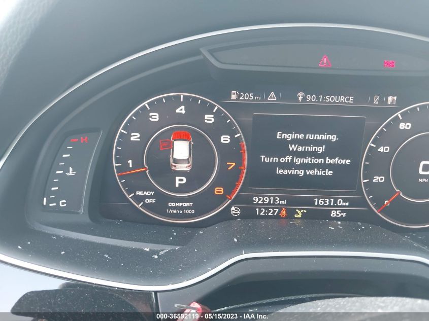2017 AUDI Q7 PREMIUM PLUS - WA1LAAF73HD005177