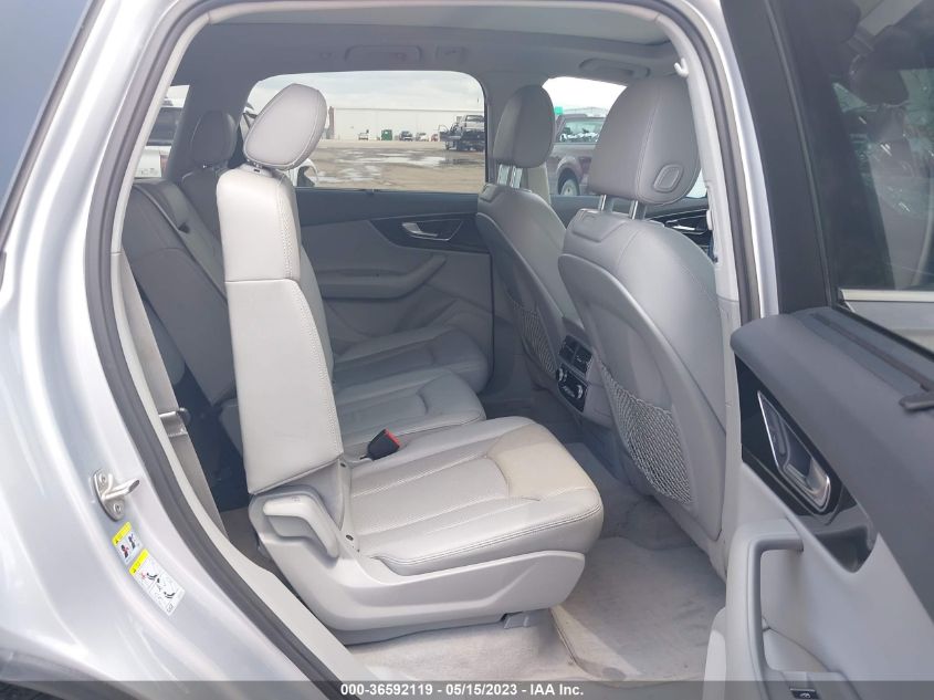 2017 AUDI Q7 PREMIUM PLUS - WA1LAAF73HD005177