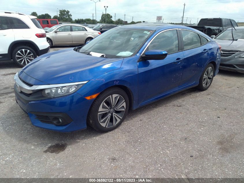 2017 HONDA CIVIC SEDAN EX-T - 19XFC1F33HE010968