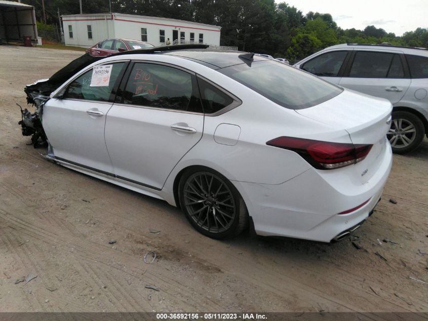 2019 GENESIS G80 3.3T SPORT KMTFN4JB8KU326693