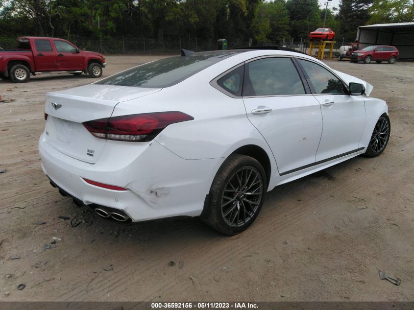 2019 GENESIS G80 3.3T SPORT KMTFN4JB8KU326693