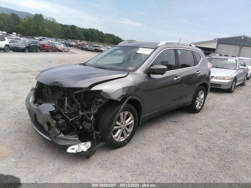 2016 NISSAN ROGUE SV - KNMAT2MV7GP650135