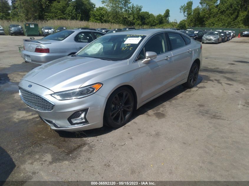 2019 FORD FUSION TITANIUM - 3FA6P0D96KR205846