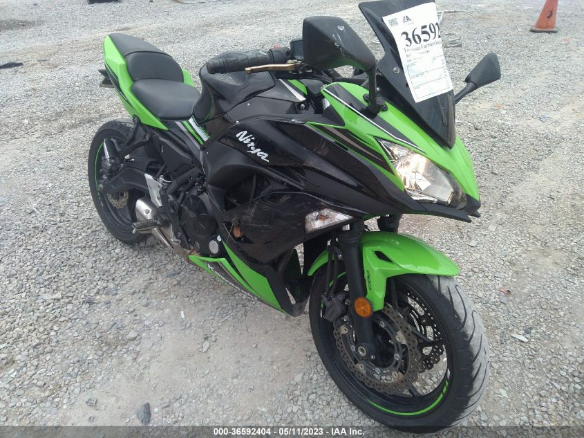 2017 KAWASAKI EX650 F - JKAEXEK19HDH02593