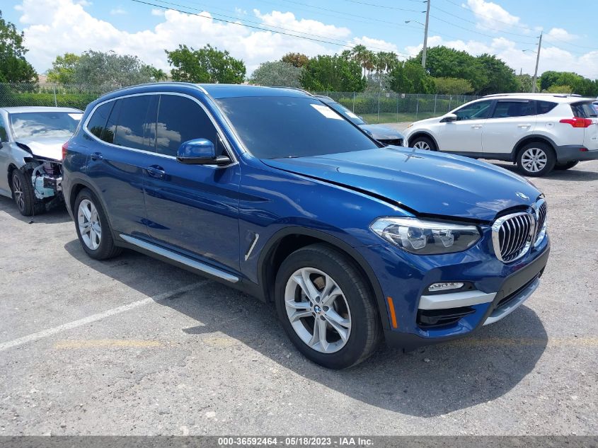 2019 BMW X3 SDRIVE30I - 5UXTR7C51KLR46871