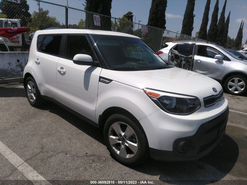 2019 KIA SOUL BASE - KNDJN2A21K7025727