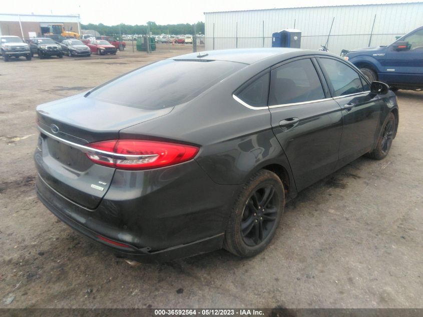 2018 FORD FUSION SE - 3FA6P0HD9JR280800