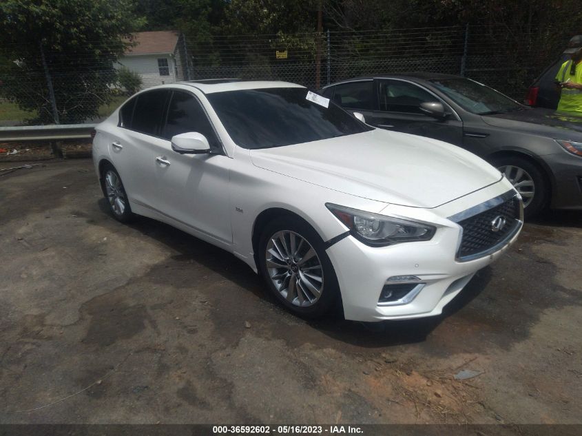 2018 INFINITI Q50 3.0T LUXE - JN1EV7AR7JM435611