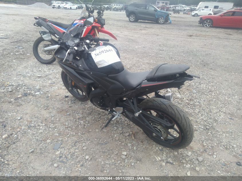 2018 YAMAHA YZFR3 MH3RH06Y7JK017673
