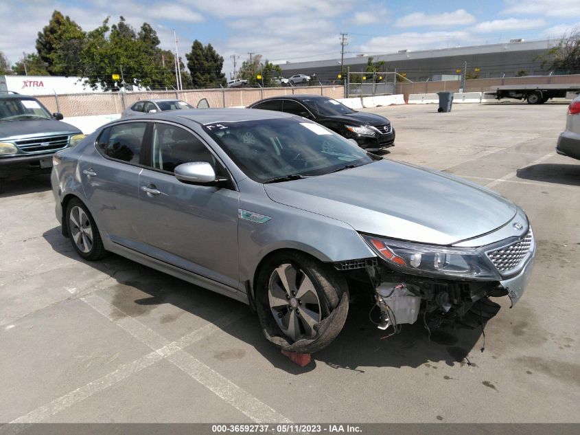 2014 KIA OPTIMA HYBRID EX - KNAGN4AD4E5070259