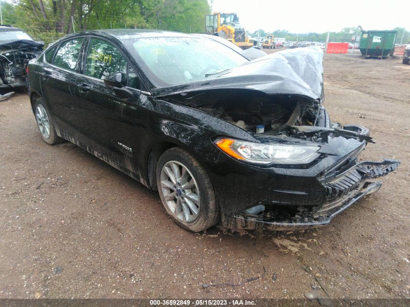 2017 FORD FUSION HYBRID SE - 3FA6P0LU0HR325253