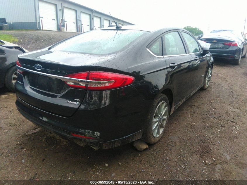 2017 FORD FUSION HYBRID SE - 3FA6P0LU0HR325253