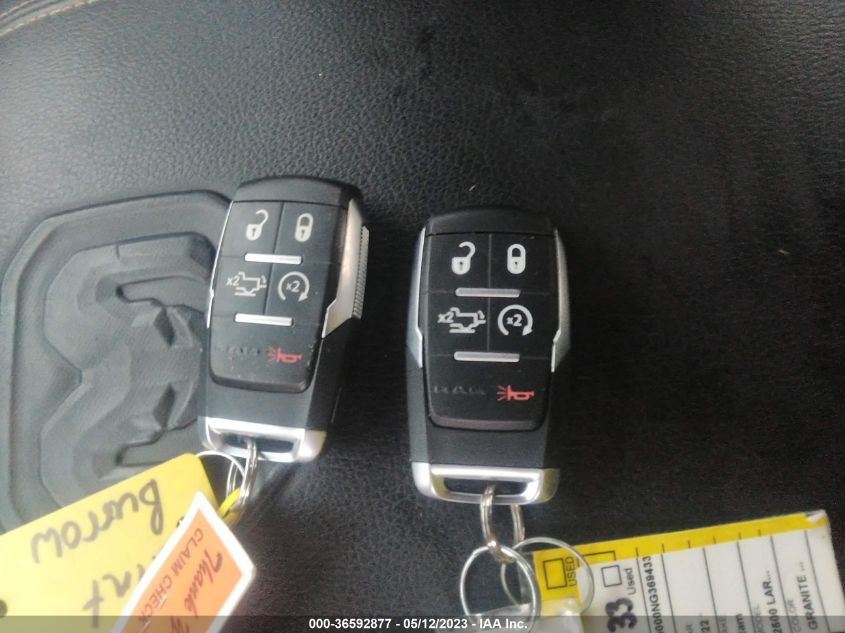 2022 RAM 2500 LARAMIE - 3C6UR5FLXNG369433