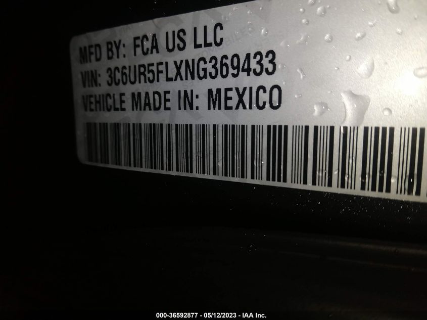 2022 RAM 2500 LARAMIE - 3C6UR5FLXNG369433