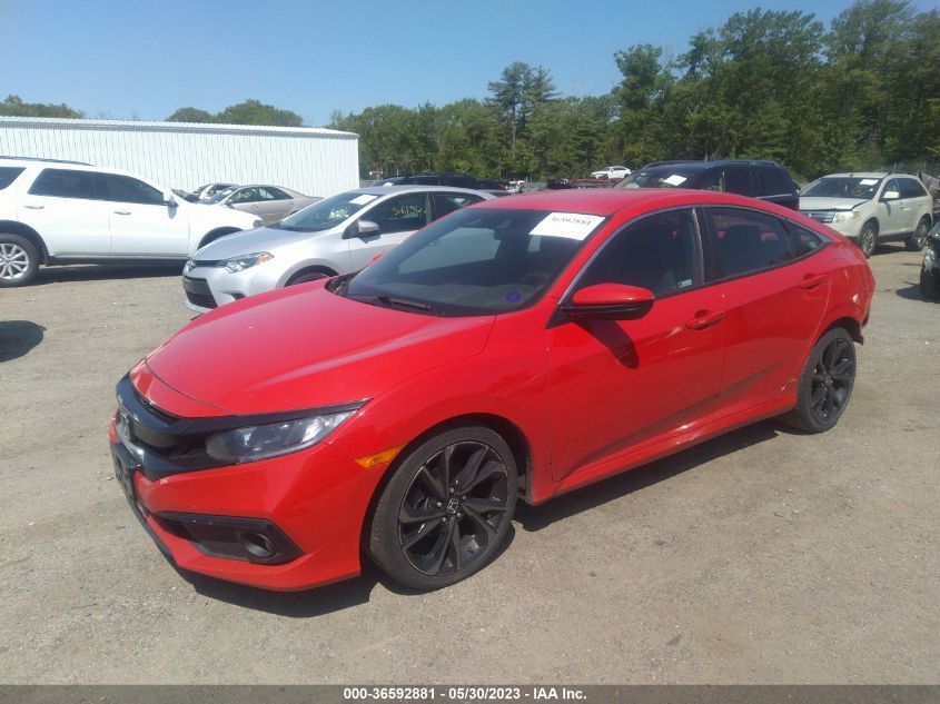 2019 HONDA CIVIC SEDAN SPORT - 2HGFC2E82KH603060