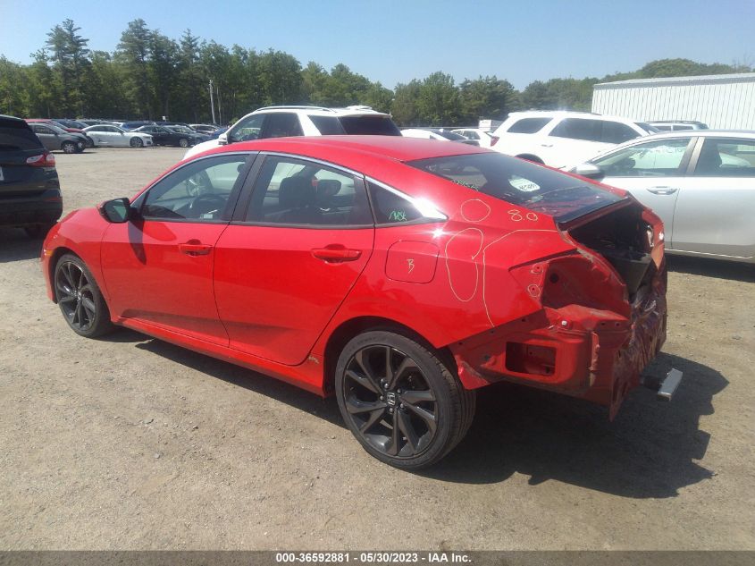 2019 HONDA CIVIC SEDAN SPORT - 2HGFC2E82KH603060