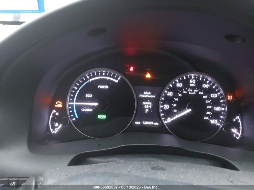 2015 LEXUS ES 300H HYBRID JTHBW1GG6F2088192